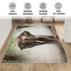 Generic African Elephant Rug for Living Room or Bedroom, Jungle Wildlife Design, 240 x 340 cm, Washable, Non-Slip, Low-Pile view 4
