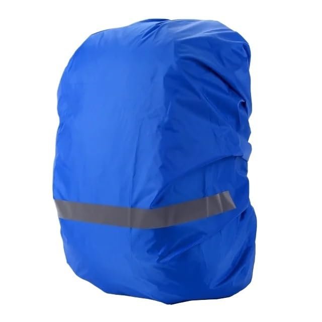 MAYANGYANG Waterproof Reflective Backpack Rain Cover for Camping, Hiking and Climbing, Blue, S (15–30 L)