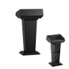 PUFAHAU Portable Lectern Podium, Reception Counter, Black view 1