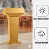 PUFAHAU Portable Lectern Podium, Reception Counter, Black view 3