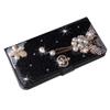 BLOTECH Butterfly Rhinestone Wallet Case for Redmi Note 9 Pro, Black view 3