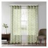DXYOYONGOZ Voile Curtains, Semi-Transparent, Green, 72 x 63 in view 1