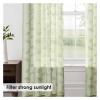 DXYOYONGOZ Voile Curtains, Semi-Transparent, Green, 72 x 63 in view 2