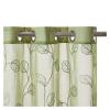 DXYOYONGOZ Voile Curtains, Semi-Transparent, Green, 72 x 63 in view 3