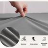 KLUOT Cotton Fitted Sheet 120 x 200 cm, Mattress Protector, Light Blue view 4