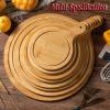 Bamboo Pizza Board, 8-Inch Chubby Cat Paws, 2-Pack view 4