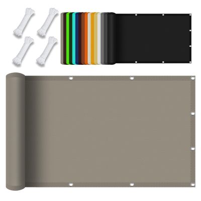 Waterproof Rectangular Shade Sail 2.8 x 5.5 m, Taupe