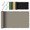 Waterproof Rectangular Shade Sail 2.8 x 5.5 m, Taupe view 1