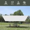 Waterproof Rectangular Shade Sail 2.8 x 5.5 m, Taupe view 3