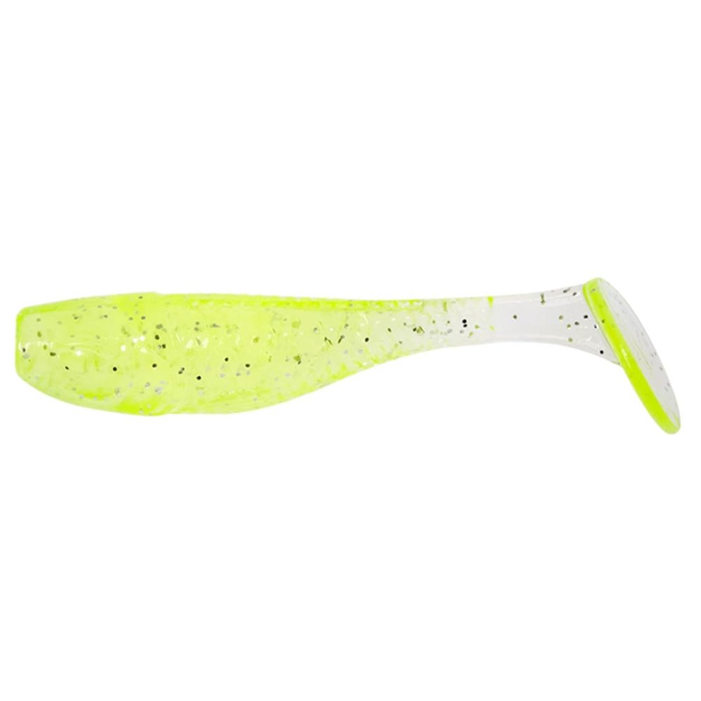 ZZTWER Small T-Tail Soft Fishing Lure, Black, 3.5 cm