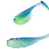 ZZTWER Small T-Tail Soft Fishing Lure, Black, 3.5 cm view 4