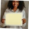 jojofuny 10 Sheets Blank Certificate Liner Paper with Floral Borders, Printable Diploma Paper for School Awards and Attendance Certificates view 4