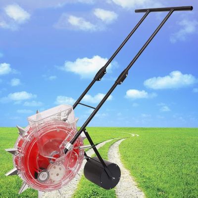 Smamer Handheld Garden Seeder, Multifunctional Precision Planter and Seed Dispenser for Corn, Cotton, Soybeans, and Peanuts, 6-Outlet