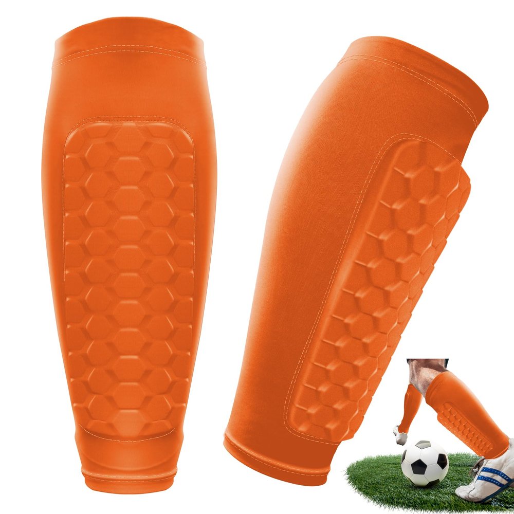 Kids' Soccer Shin Guards, Breathable & Non-Slip, 72 g/Pair