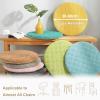 RZYW Round Chair Cushions, 2-Pack, 45 cm, Soft Washable Non-Slip Seat Pads view 2