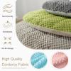 RZYW Round Chair Cushions, 2-Pack, 45 cm, Soft Washable Non-Slip Seat Pads view 4