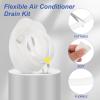 PATIKIL 22.96 ft Air Conditioner Drain Hose Kit with Clamp and Cuttable Rubber Adapter view 3