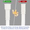 PATIKIL 22.96 ft Air Conditioner Drain Hose Kit with Clamp and Cuttable Rubber Adapter view 4