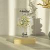 Kiddle-Design Personalized Baptism Gift with Cross, Acrylic Sign 20 x 13 cm with Wooden Base, Gift for Baby Boys & Girls view 3