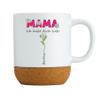 LIEBTASTISCH Mom, We Love You Mug with Cork - Personalized Mother's Day Gift, Flowers (1 Child) view 1