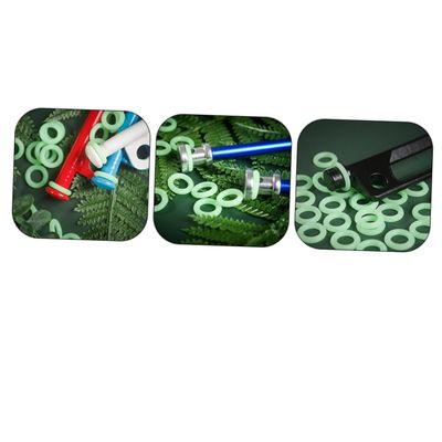 MILISTEN 40-Piece Silicone Rings for Tent Stakes, Glow-in-the-Dark Safety Rings for Nighttime Camping