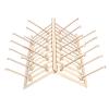 Wooden Jewelry Organizer with Hooks, Multi-Tier Storage Stand view 1