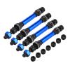 GTFRUQAS RC Replacement Parts for Arrma 1/10 Typhon, SENTON, Granite, VORTEKS and Big Rock, 4-Piece Metal Steel Front and Rear CVD Driveshafts view 3