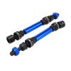 GTFRUQAS RC Replacement Parts for Arrma 1/10 Typhon, SENTON, Granite, VORTEKS and Big Rock, 4-Piece Metal Steel Front and Rear CVD Driveshafts view 4