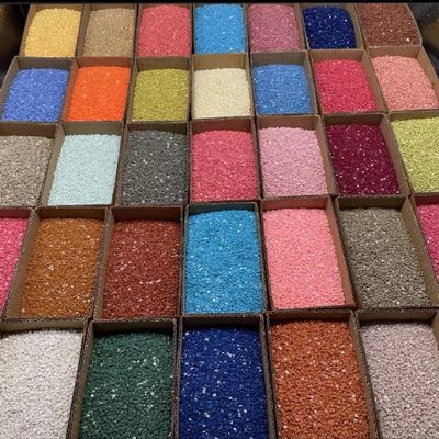JLANEZS Diamond Painting Accessories, Replacement Round/Square Resin Diamond Drills, Approx. 3,500 Pieces