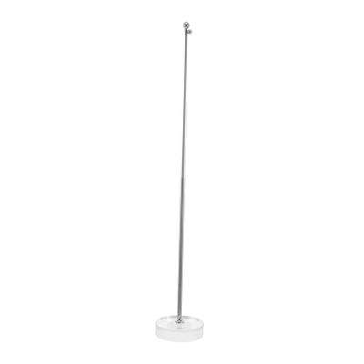 VICASKY Stainless Steel Tabletop Flag Stand, Telescoping Flagpole with Stable Base for Office and Desk