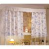 HAJHI Loft Bed Curtain, Polyester Mesh, 1.9 m Single Bed, Blackout and Dust-Resistant, Curtain*3, 1.35 m, Flower A view 1