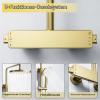 Gold Shower System with Thermostat, 3-Function Set view 2
