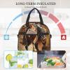 Insulated Lunch Bag for Men, Women & Kids, American West Rodeo Print view 4