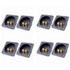Remingtape DIY Home/Car Stereo 2-Way Speaker Terminal Binding Posts, 8-Pack, Black view 1