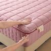 TYYUETY Zippered Mattress Cover, Customizable Size, Extra-Soft Mattress Protector, Pink, 140 x 200 + 30 cm view 1
