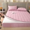 TYYUETY Zippered Mattress Cover, Customizable Size, Extra-Soft Mattress Protector, Pink, 140 x 200 + 30 cm view 4