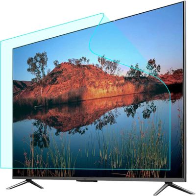 AYCDL 32–75-Inch Anti-Blue-Light TV Screen Protector, Matte Anti-Glare and Scratch-Resistant Film for LCD, LED, OLED and QLED 4K HDTVs, 1327 × 749 mm