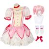 DEXSHUN Kaname Madoka Cosplay Costume, Anime Lolita Uniform Outfit for Women view 1