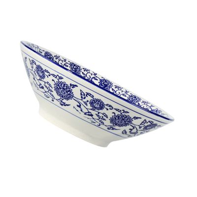 GRIRIW Ceramic Ramen Bowl Set, Large 8-Inch Soup and Rice Bowls, Chinese Style, Dishwasher Safe
