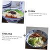 GRIRIW Ceramic Ramen Bowl Set, Large 8-Inch Soup and Rice Bowls, Chinese Style, Dishwasher Safe view 4