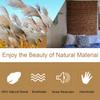 Outdoor Balcony Bamboo Roller Blind, Weather-Resistant Natural Wood Blind (W120 x H300 cm) view 2