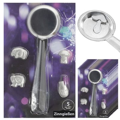 Tin Casting Set, 5-Piece, 12-Set Pack