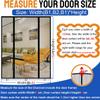 Magnetic Insect Screen for Double Doors, No Drilling, Strong Magnets, Black, 135 x 270 cm view 2