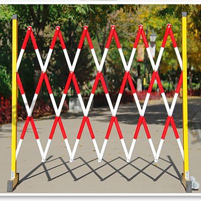 Expandable Folding Safety Barriers for Construction Sites and Crowd Control
