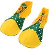 Glixoft 1 Pair Rainbow Clown Shoes for Adults, Carnival Party Costume Props view 1