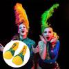 Glixoft 1 Pair Rainbow Clown Shoes for Adults, Carnival Party Costume Props view 3