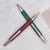 SIPLIV Stripes Ballpoint Pen Set, Red + Green, Blue Ink view 3