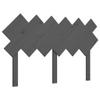Natulvd Irregular Solid Pine Wood Headboard, Gray, 52 x 32 in view 2