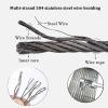 Flexible Stainless Steel Cable Mesh Safety Net for Railings, 11 cm/2 mm view 3