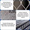 Flexible Stainless Steel Cable Mesh Safety Net for Railings, 11 cm/2 mm view 4